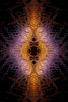 Yellow and Black Abstract Painting
