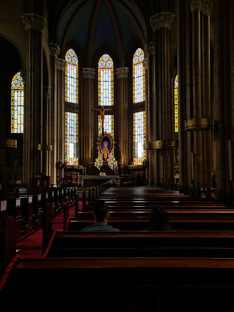 Landscape Photography Of The Interior Of The Church Of St. Anthony Of Padua