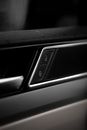 Black and Silver Car Door