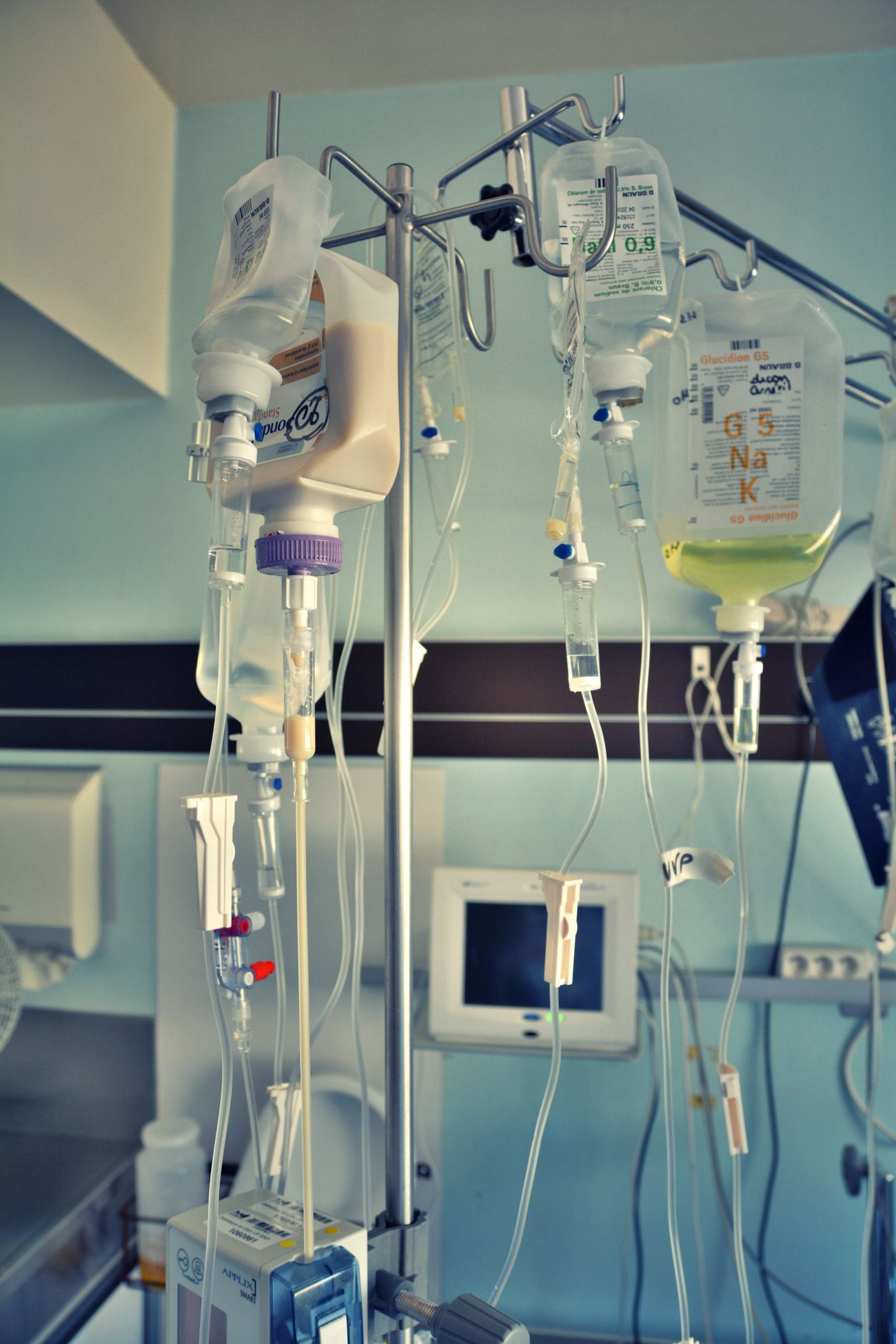 IV bags representing the Myers' Cocktail option