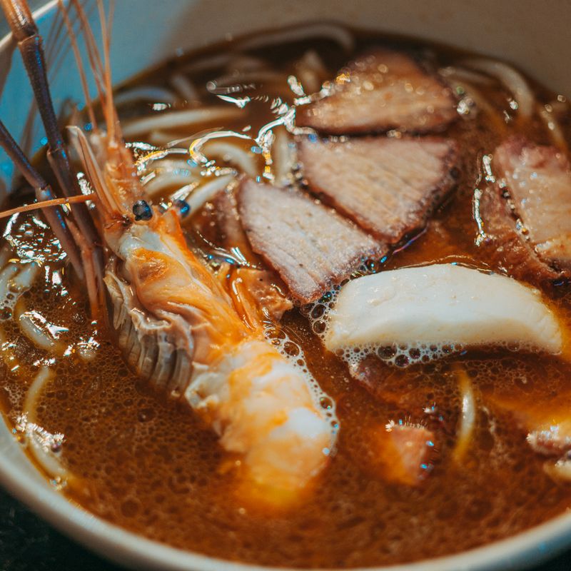 Shrimp Head and Tomato Broth