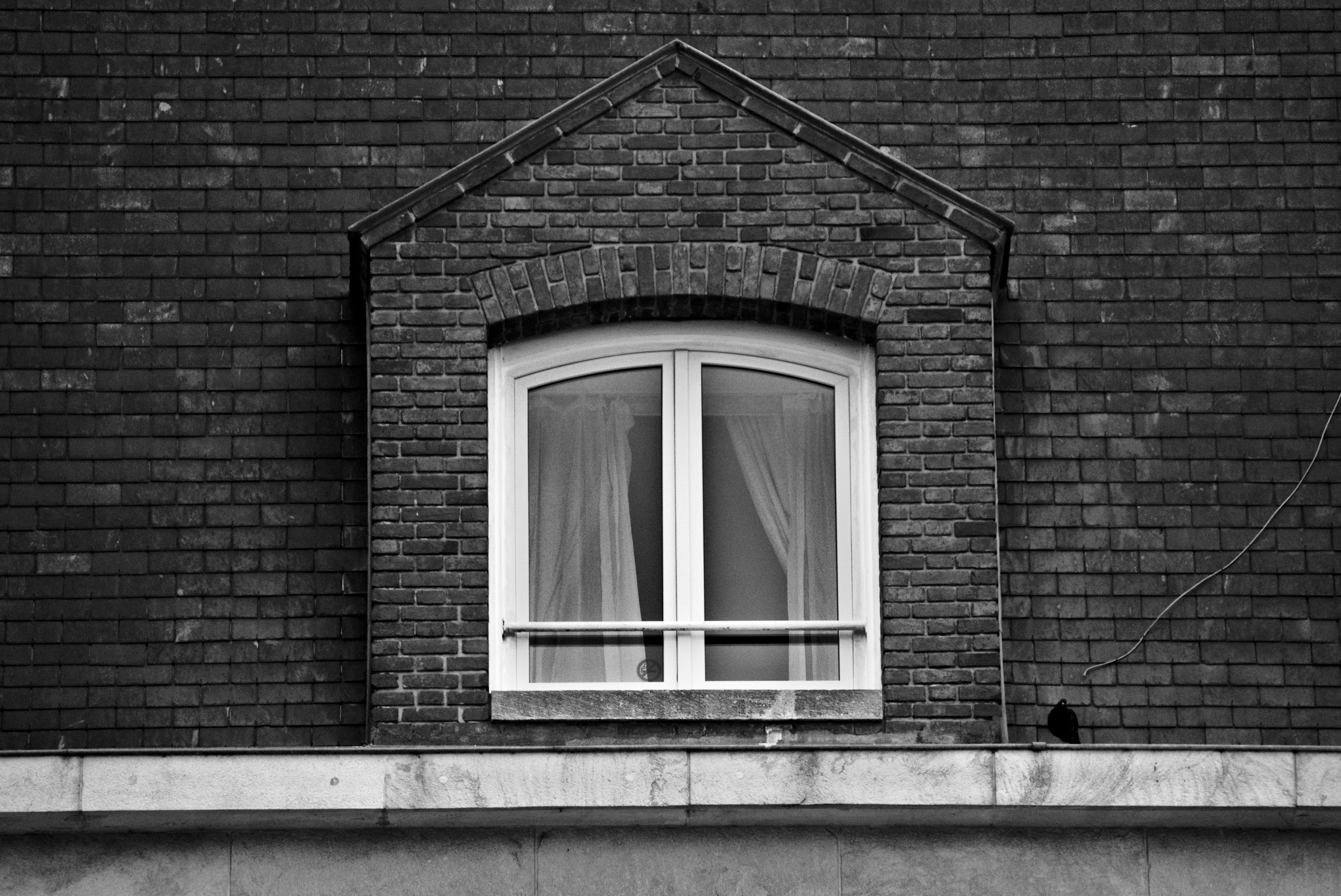 uPVC Spraying in Leamouth — a decorator at work mid-project
