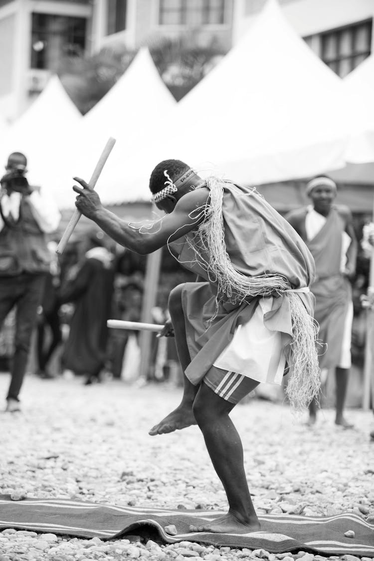 Man Dancing Traditional Dance