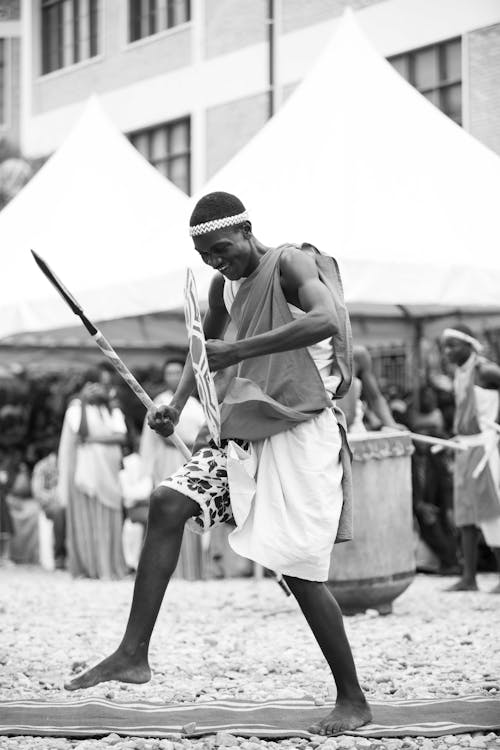 Man Dancing Traditional Dance