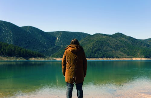 Základová fotografie zdarma na téma hory, jezero, obloha