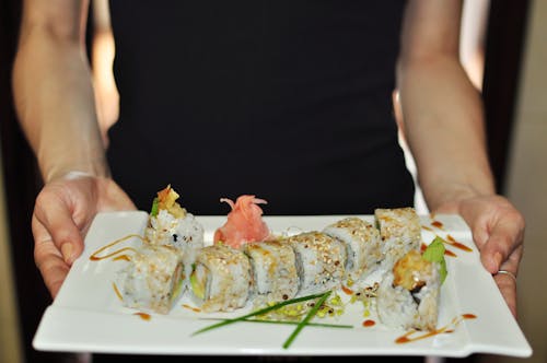 Free stock photo of food, hands, japan