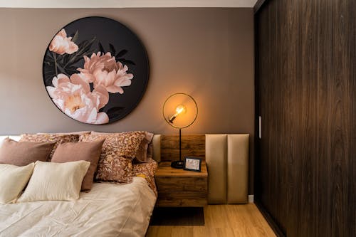 Foto profissional grátis de aconchego, cama, design de interiores