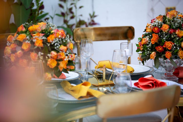 Elegant Setting For Dinner