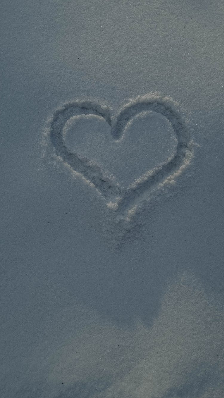 Heart Shape In Snow