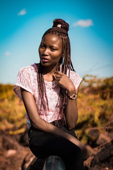 Selective Focus Photography of Woman Wearing Pink Lace Blouse