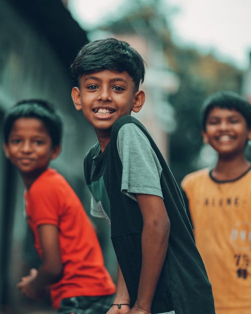 Photograph of a Boy Smiling