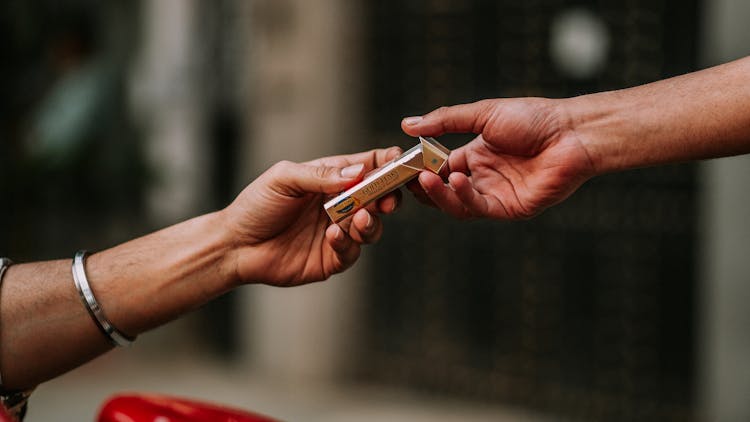 Hands Passing Box 