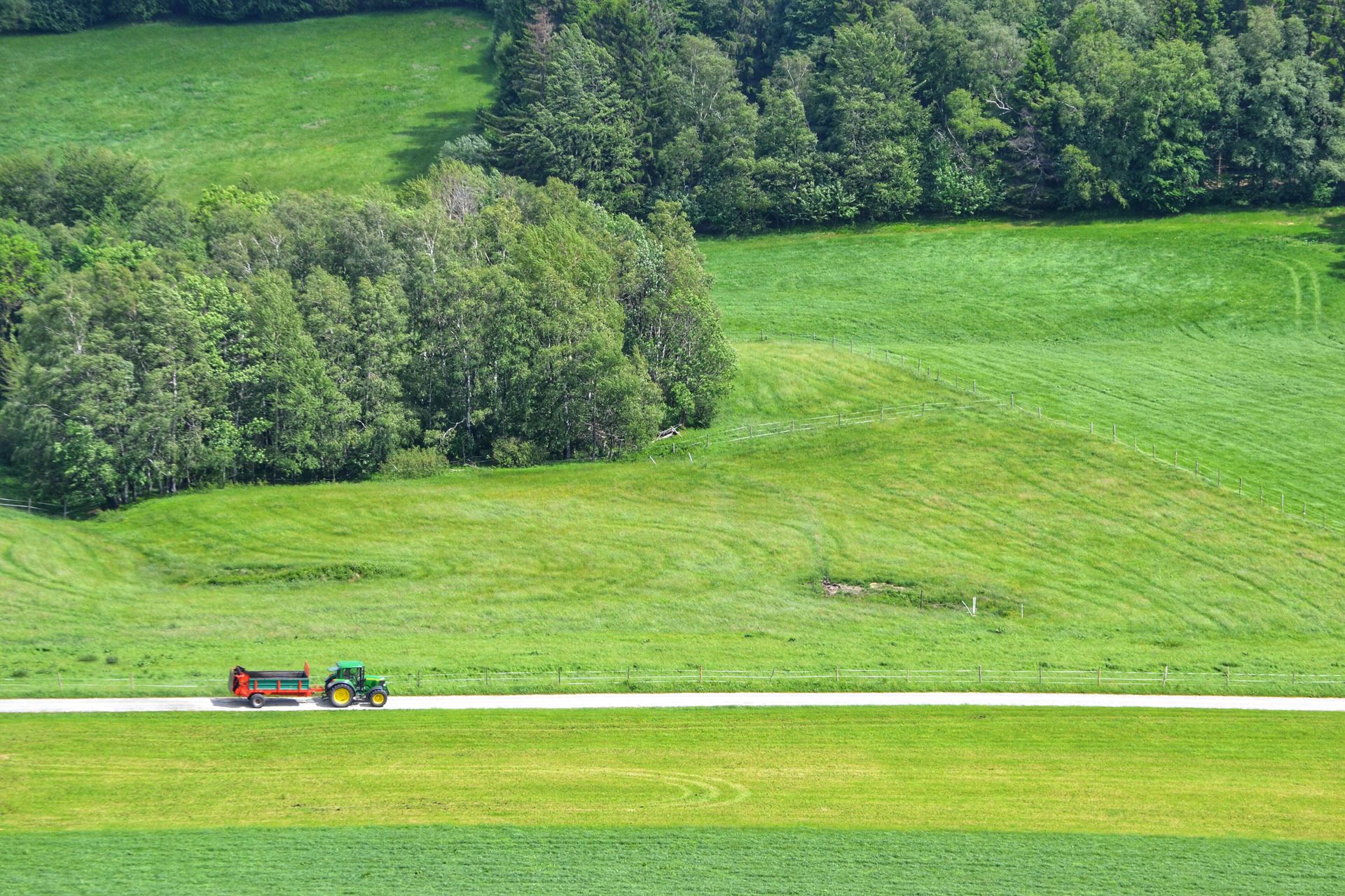Tractor on the Road
