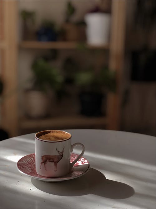 Free A Cup of Coffee on a Table Stock Photo
