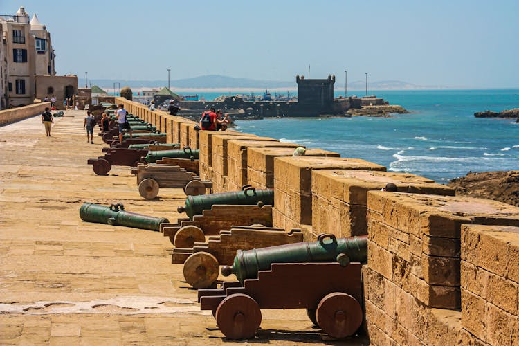 Cannons At Seashore