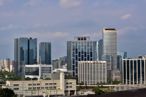 City Buildings Under Blue Sky