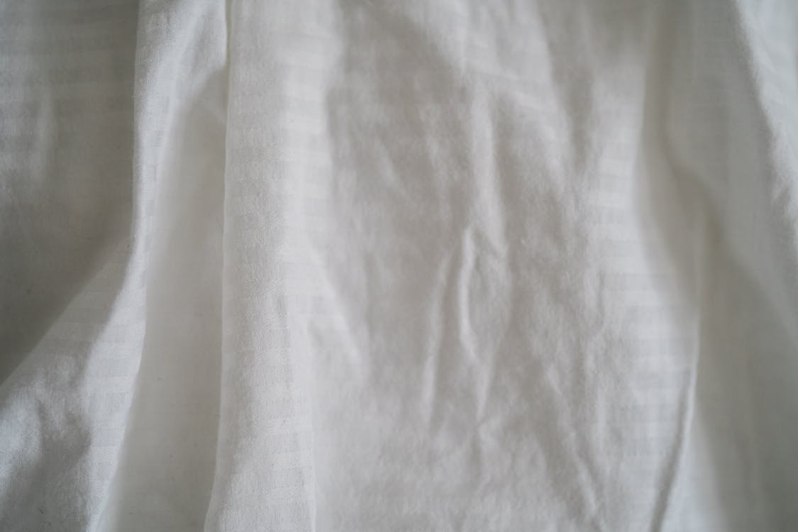 Photograph of White Textile · Free Stock Photo