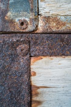 rusted iron surface