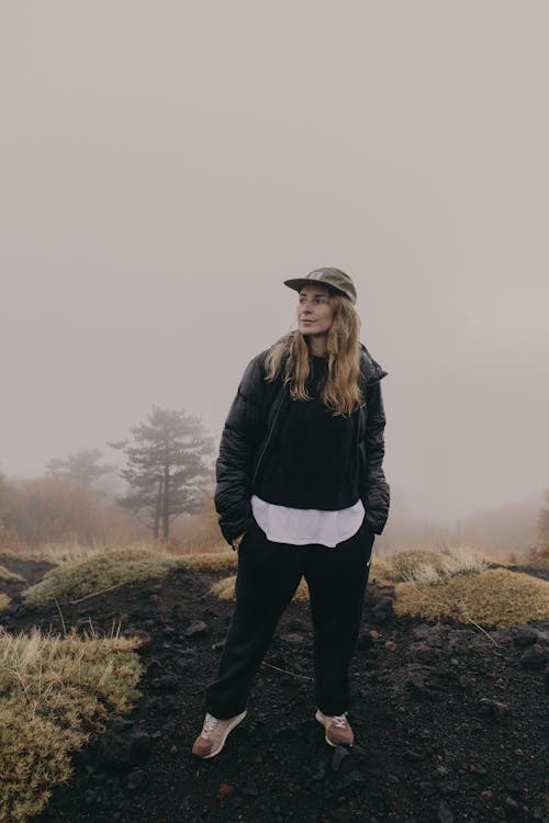  A Woman wearing Cap