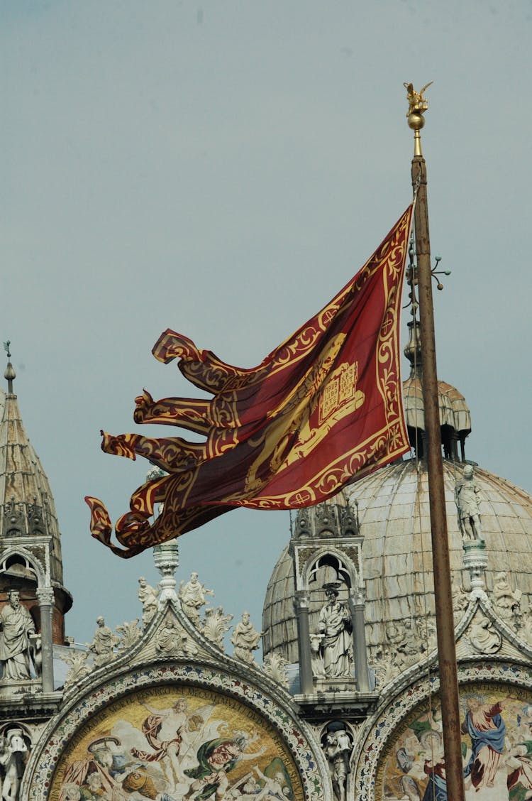 Close Up Of A Flag