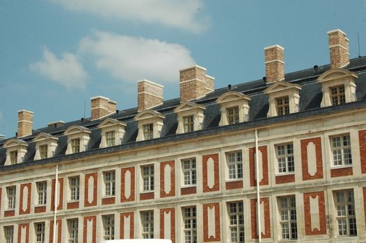 Aile des Ministres Nord Under Blue Sky