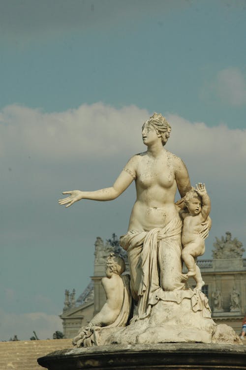 Statue of Leto Under Blue Sky