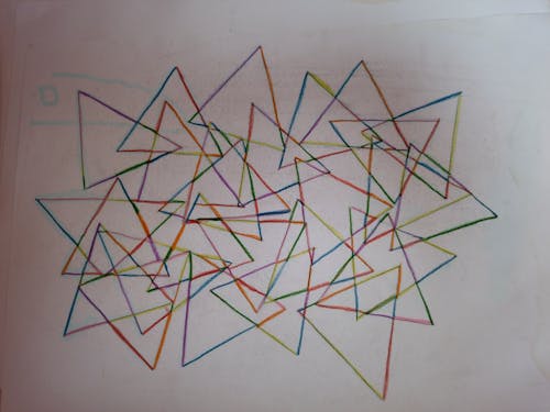 Darmowe zdjęcie z galerii z dwubarwny, postęp, trójkątny