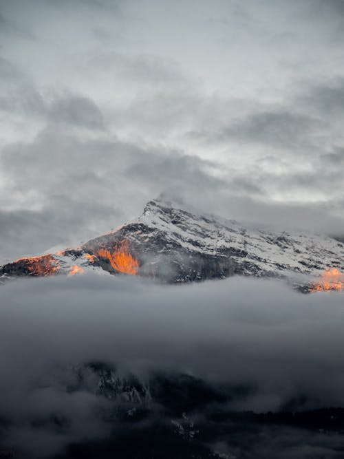 Základová fotografie zdarma na téma hory, mraky, příroda