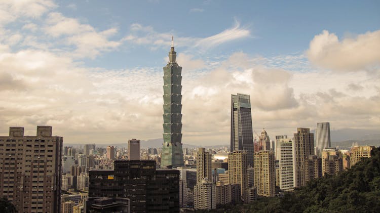 A View Of The City Of Taipei