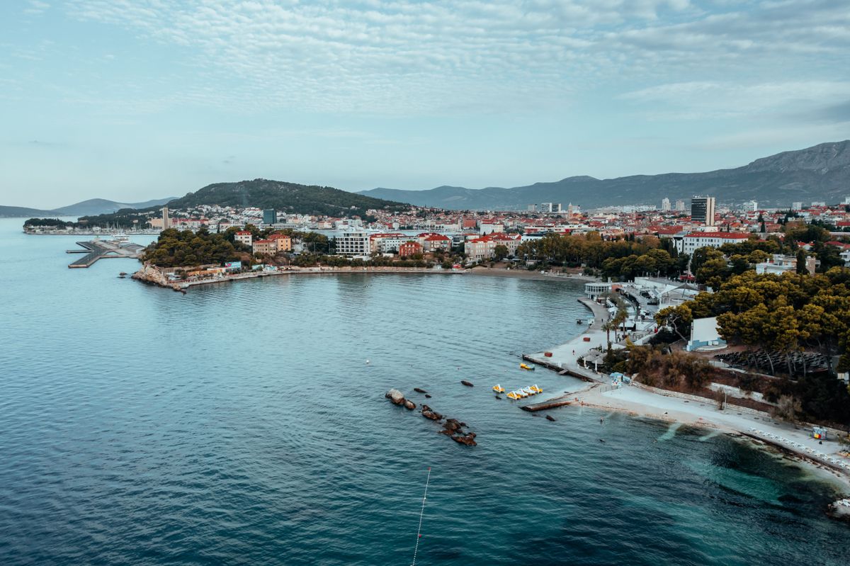 Unde te cazezi în Split - Žnjan, coasta de sud și marea Adriatică