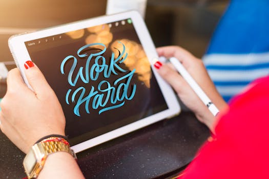 Woman Holding White Tablet Computer