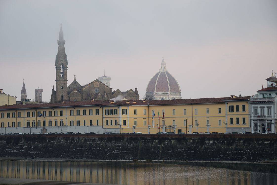Waterfront Renaissance Waterfront and Renaissance Architecture in Mist · Free Stock Photo