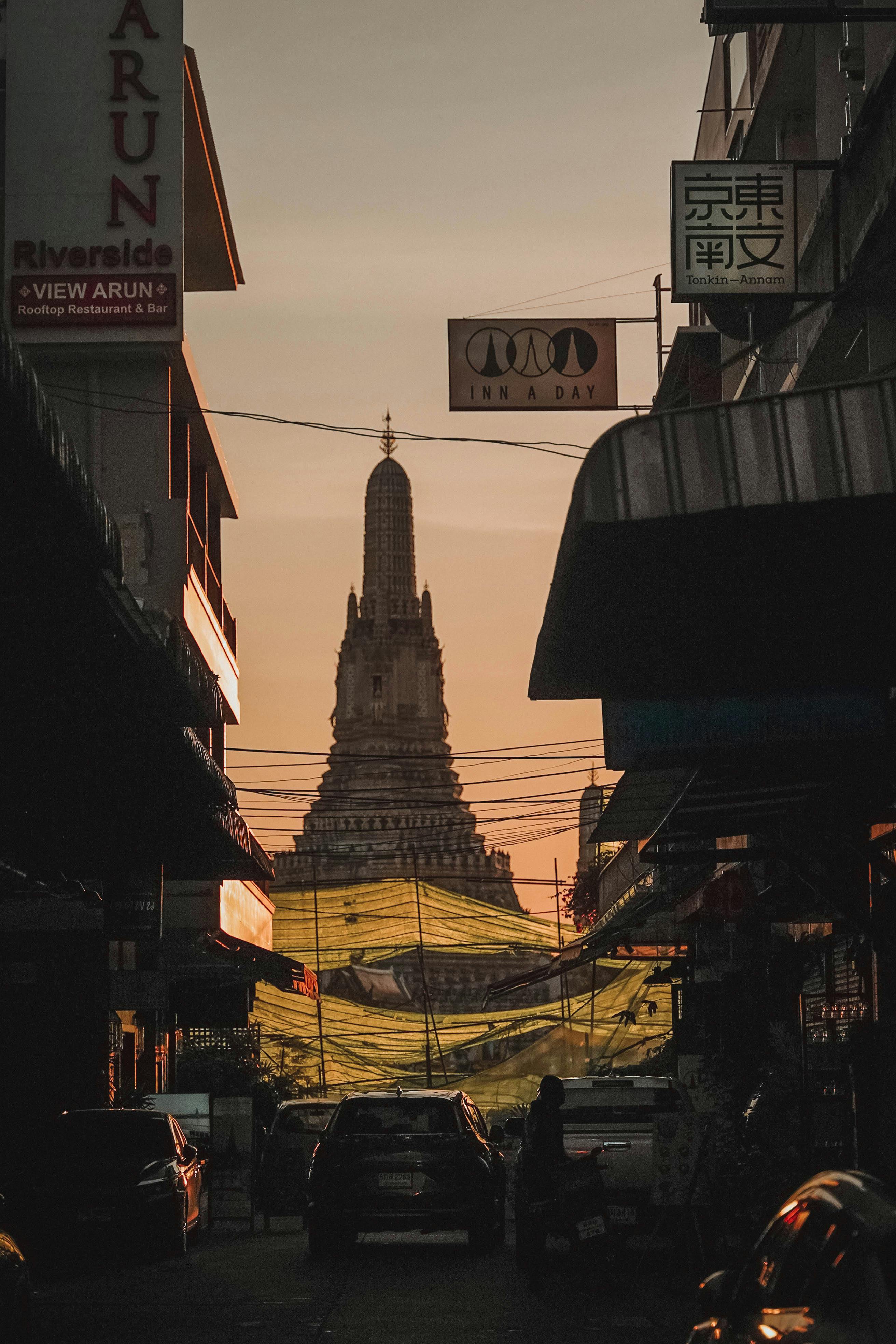 wat arun sunset