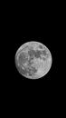 Full Moon on Dark Sky