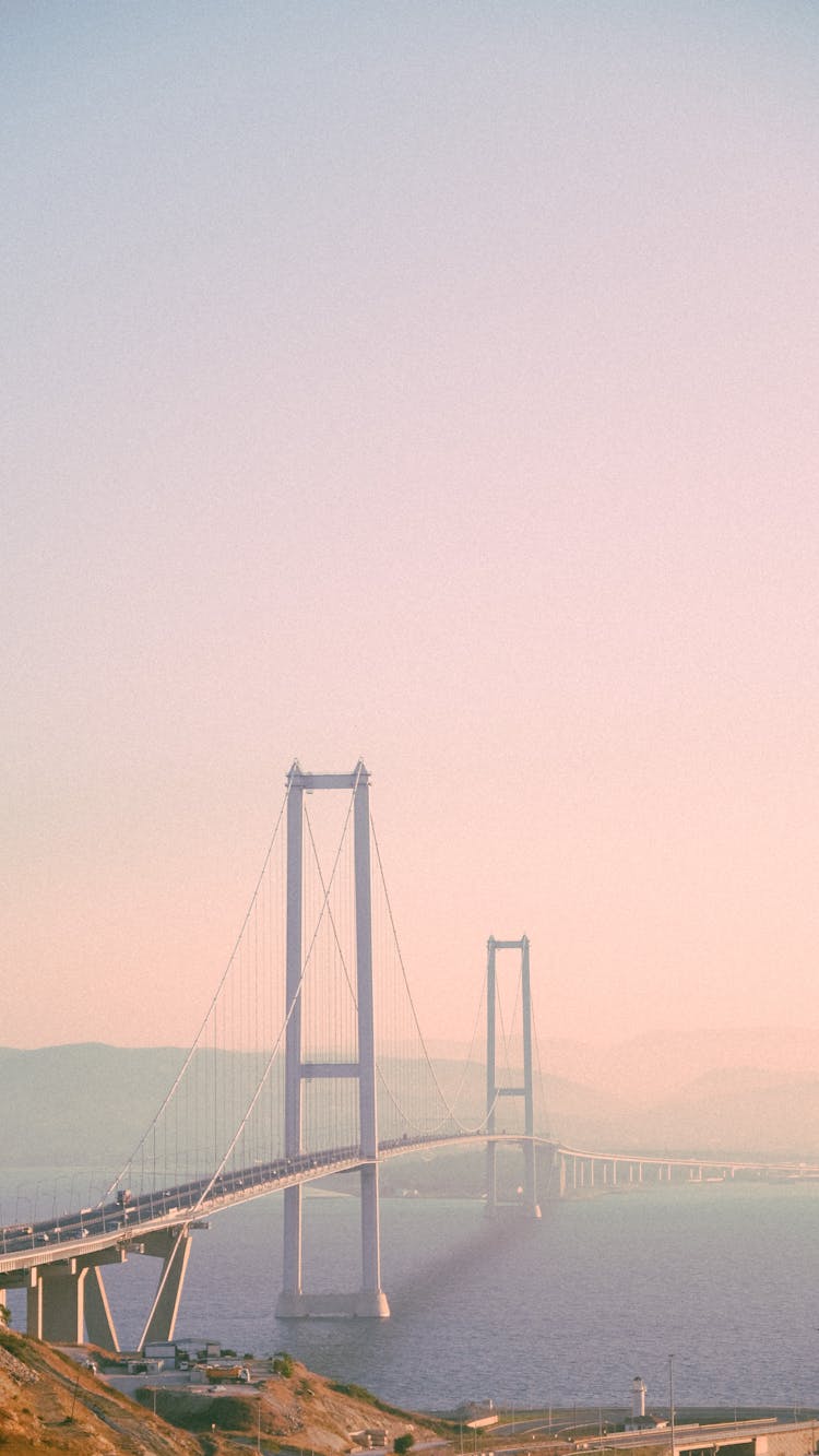 The Osman Gazi Bridge Over The Gulf Of Izmit