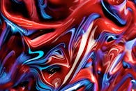 Mixture of Red and Purple Paint