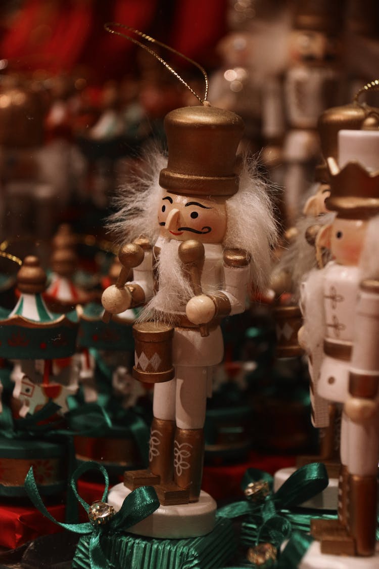 Close-up Photo Of Nutcracker Christmas Decorations