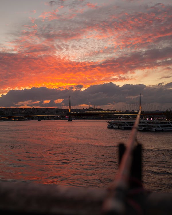 天空, 日落, 河 的 免費圖庫相片