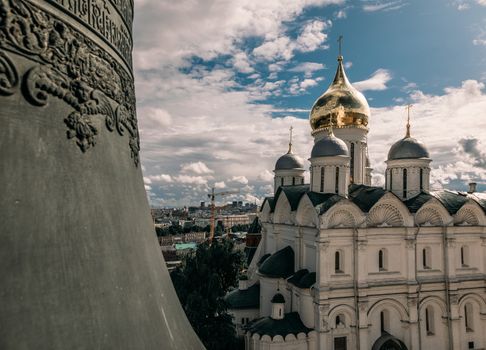 White and Gold Dome Building Under Blue Sky