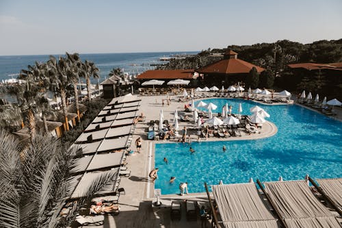 A Swimming Pool Near a Sea