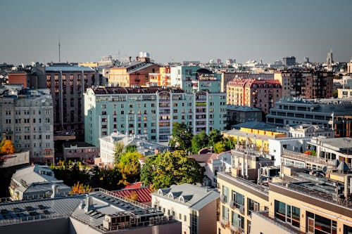 Free High Rise Buildings Under Gray Sky Stock Photo