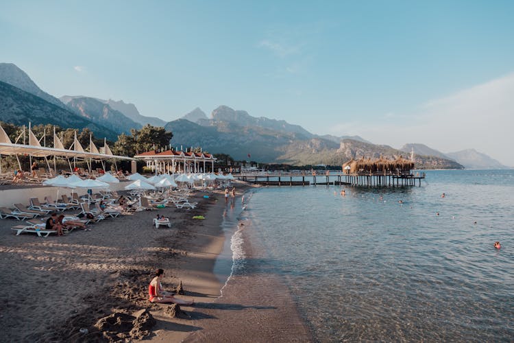 People On Beach