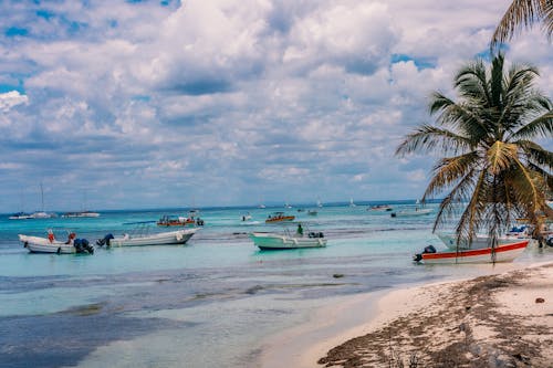 Бесплатное стоковое фото с берег моря, водный транспорт, лодки