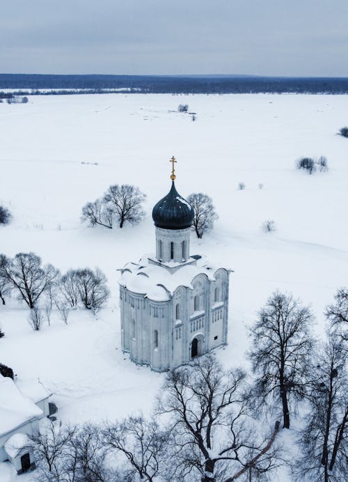 东正教教堂, 俄國, 冬季 的 免费素材图片