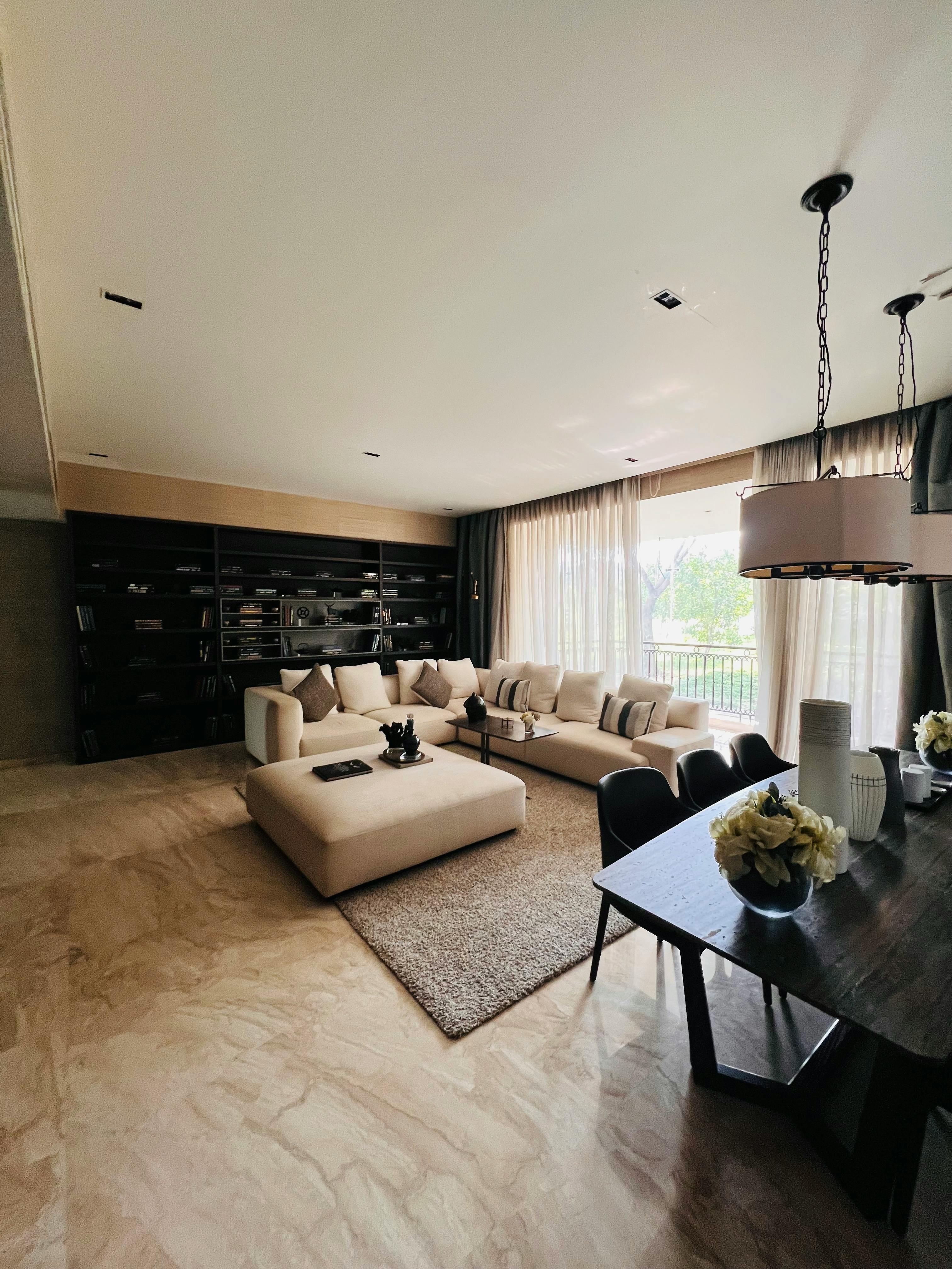 Luxury living room interior