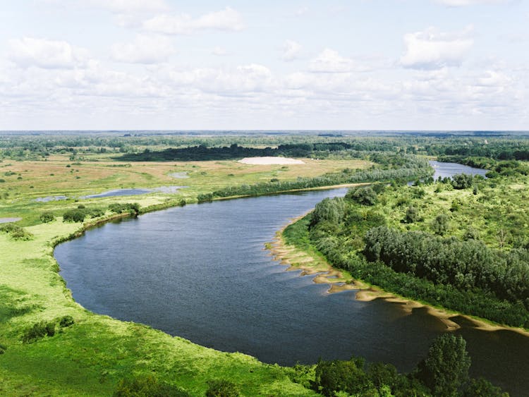 Clouds Over River