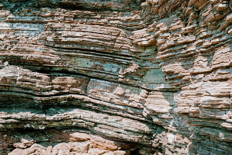 Layers In A Rock Formation