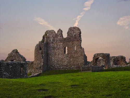 Free stock photo of castle, castle sky, ogmore by sea Stock Photo