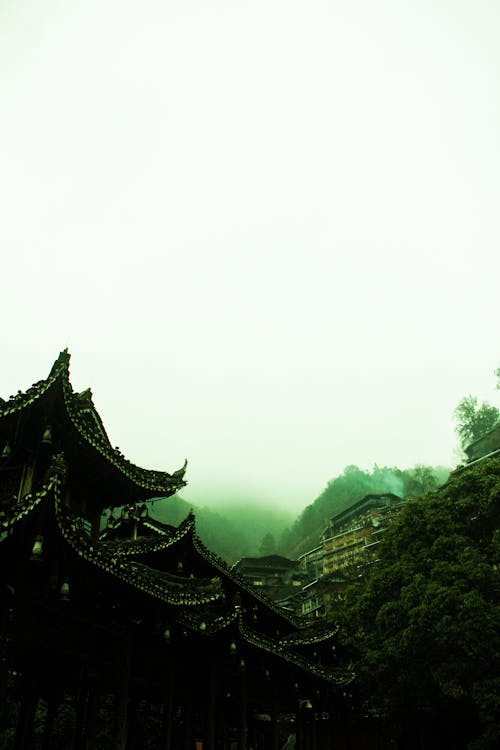 Free stock photo of beautiful nature, china, chinese architecture Stock Photo