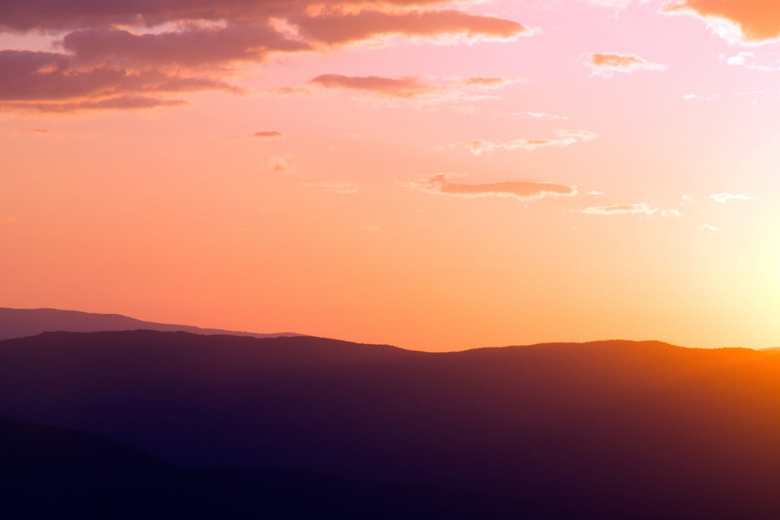 бесплатная Бесплатное стоковое фото с восход, горы, закат Стоковое фото